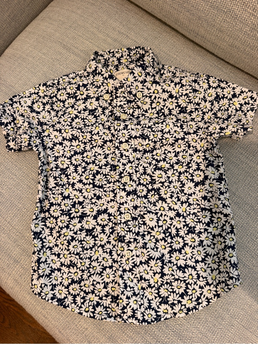 J. Crew Factory Boys Short Sleeve Button Down